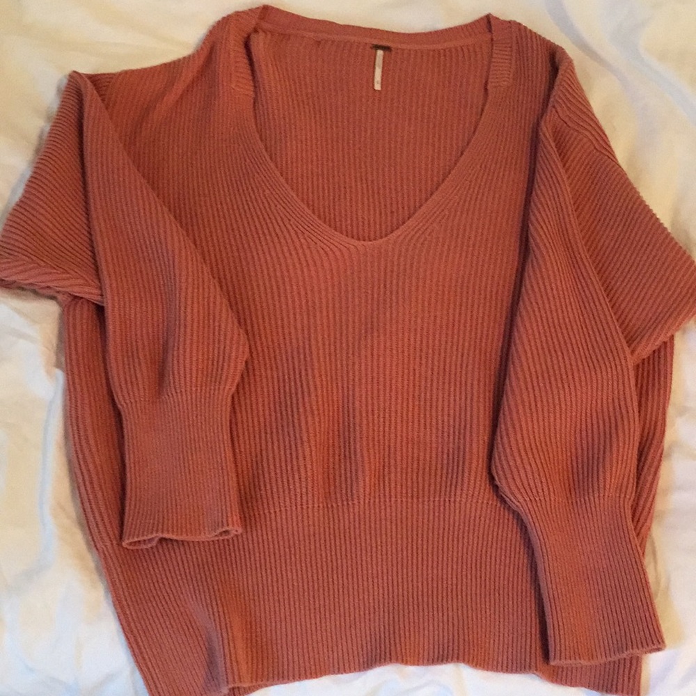 Free People pink sweaters